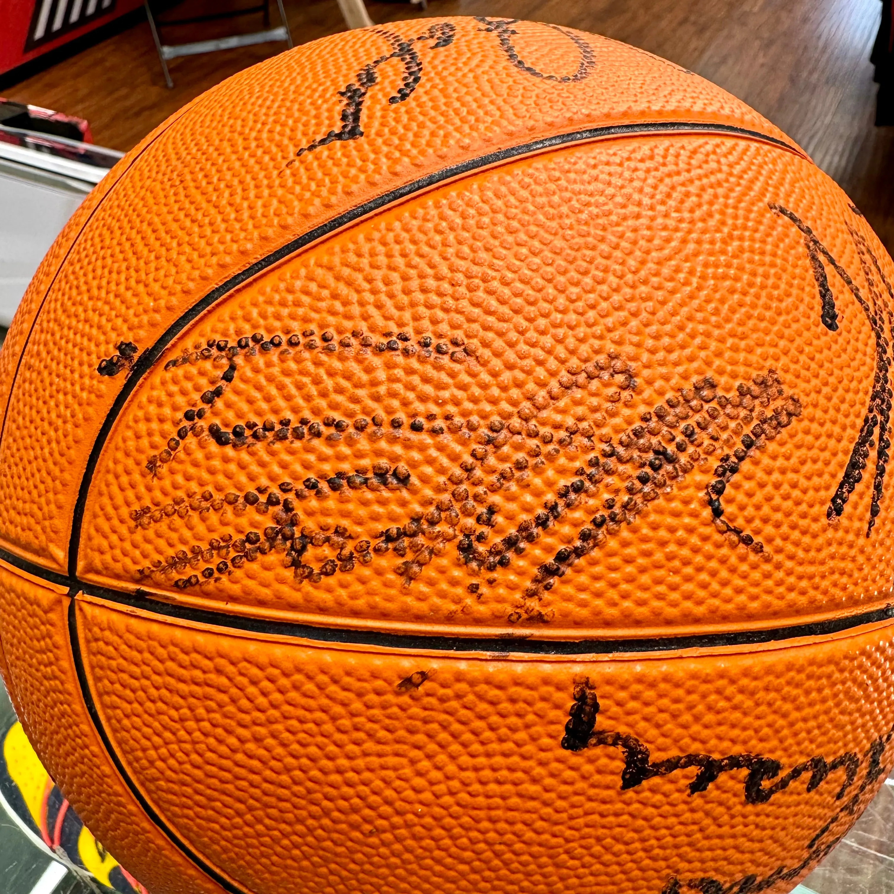 1984-85 Blazers Team Signed Ball