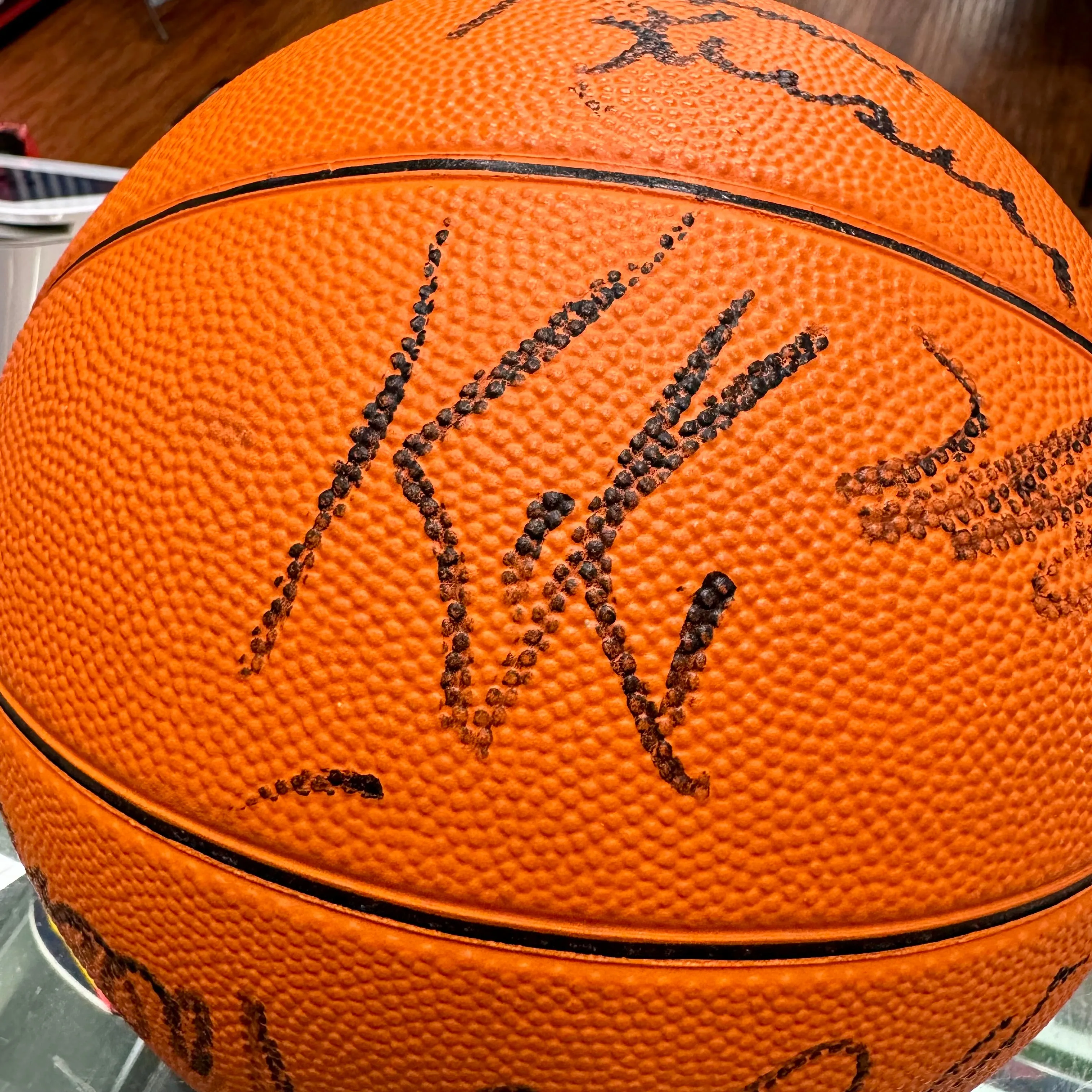 1984-85 Blazers Team Signed Ball