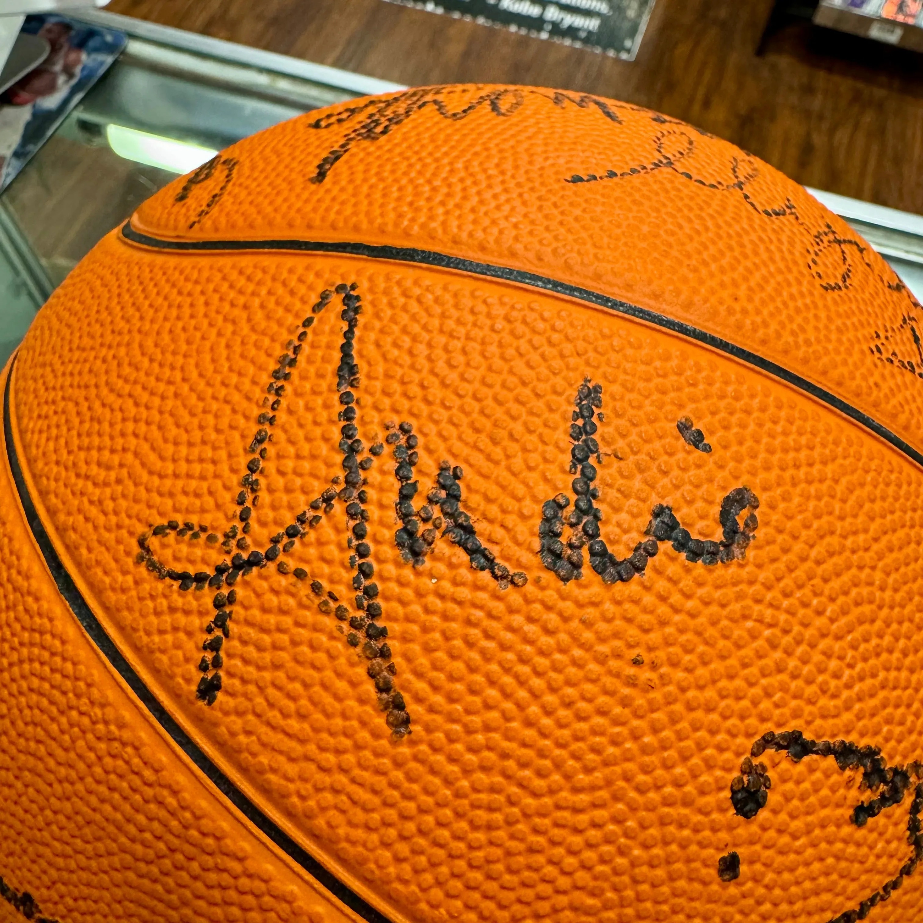 1984-85 Blazers Team Signed Ball