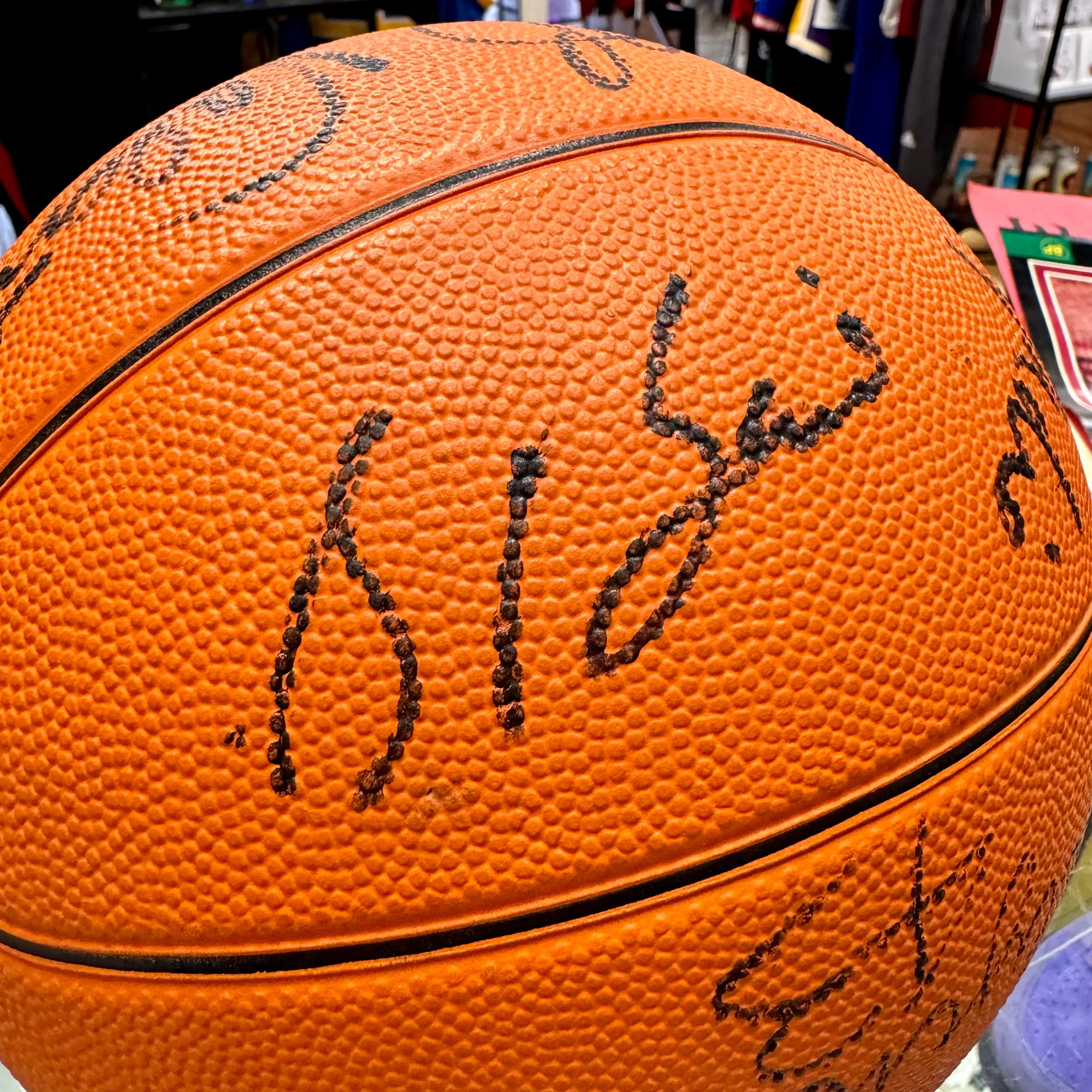 1984-85 Blazers Team Signed Ball