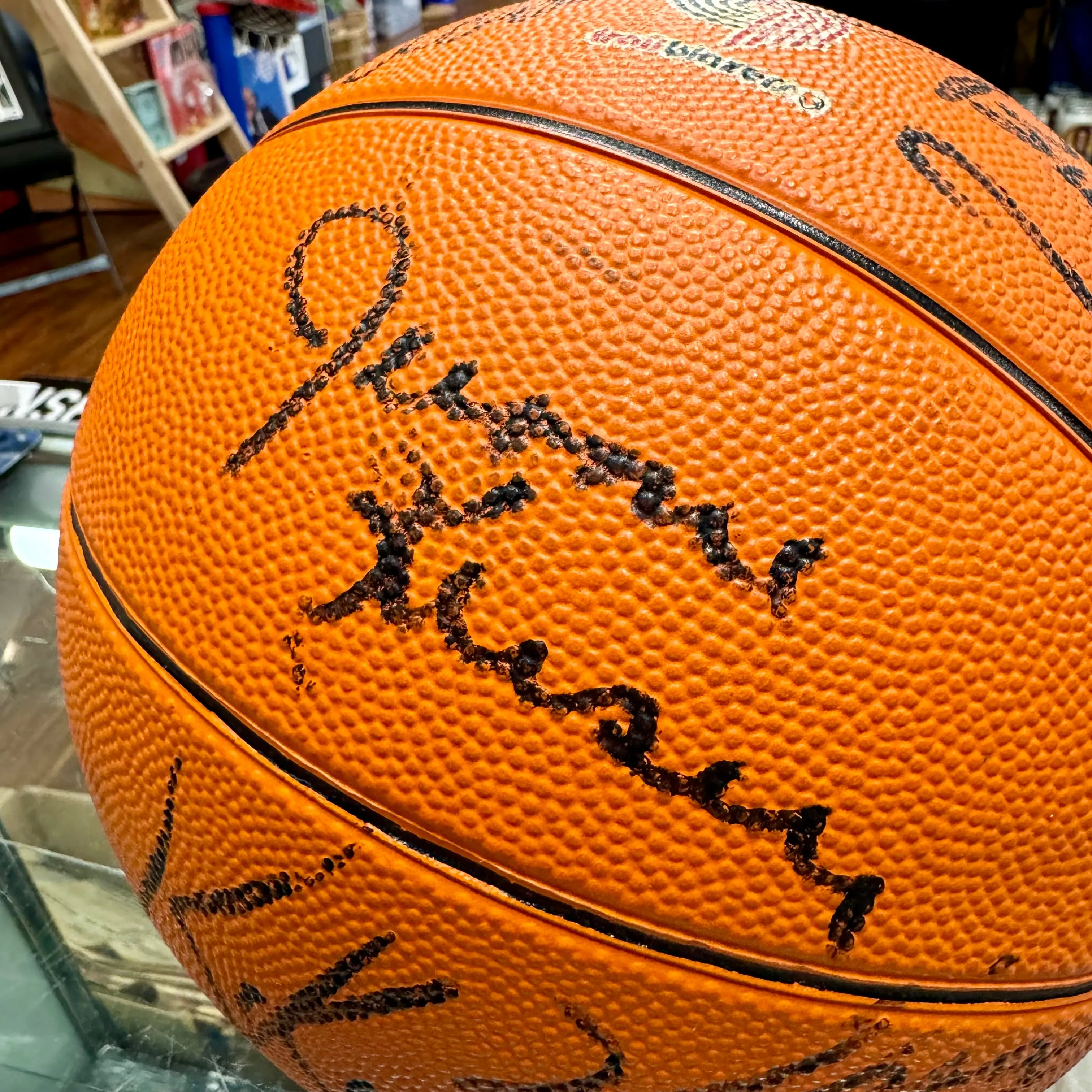 1984-85 Blazers Team Signed Ball