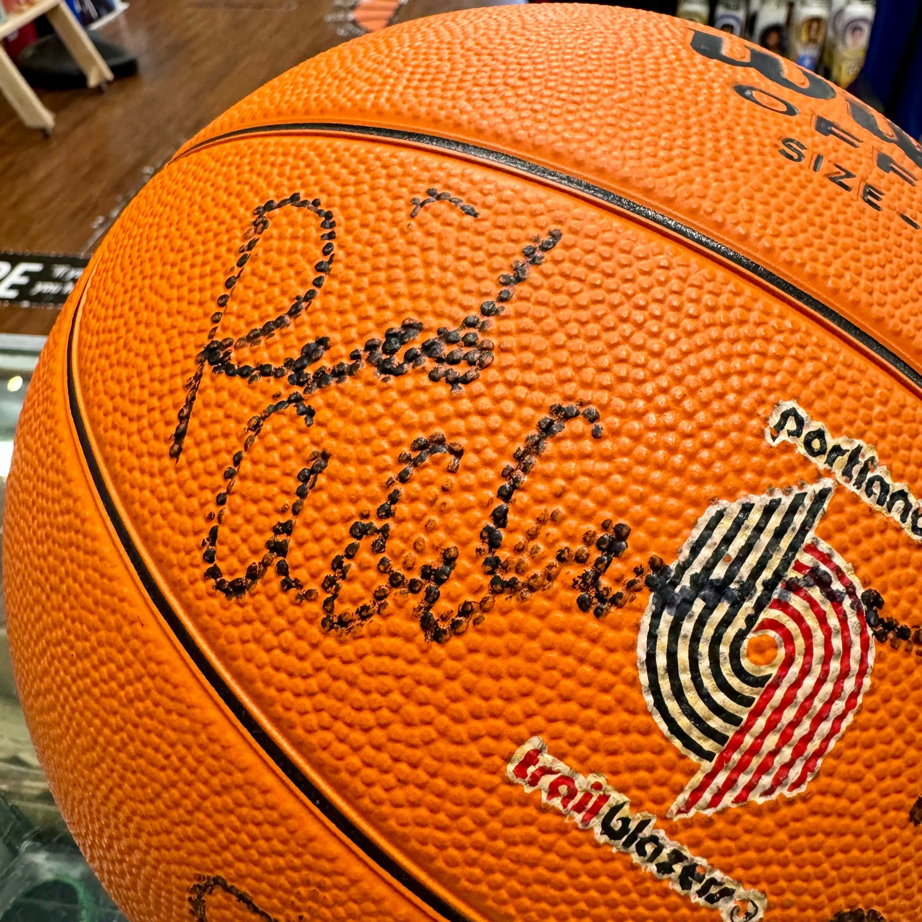1984-85 Blazers Team Signed Ball