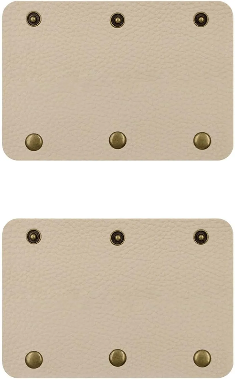 2 Pieces Leather Handle Wrap for Handbags Bucket Bags Luggage Grips with Buckle Suitcase Bag Handle Covers Sleeve