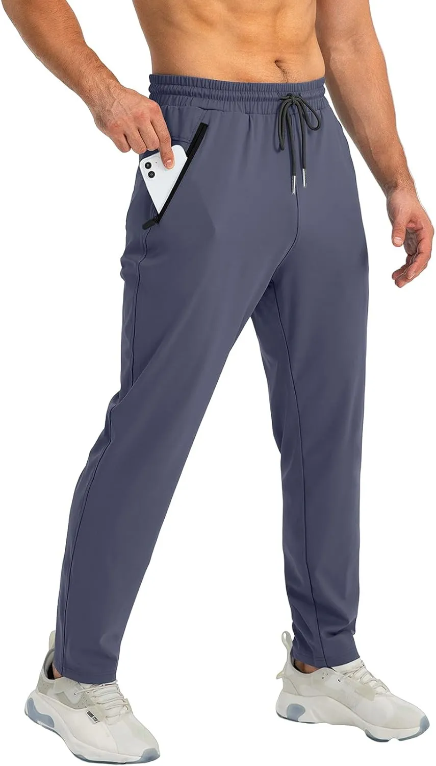 2025 Men's Casual Pants Drawstring Zipper Breathable Cotton Pants