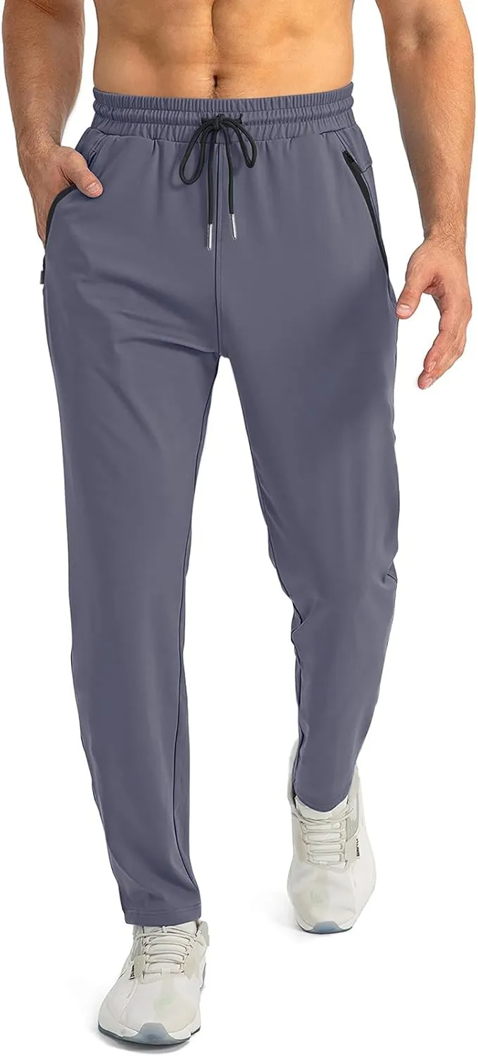 2025 Men's Casual Pants Drawstring Zipper Breathable Cotton Pants