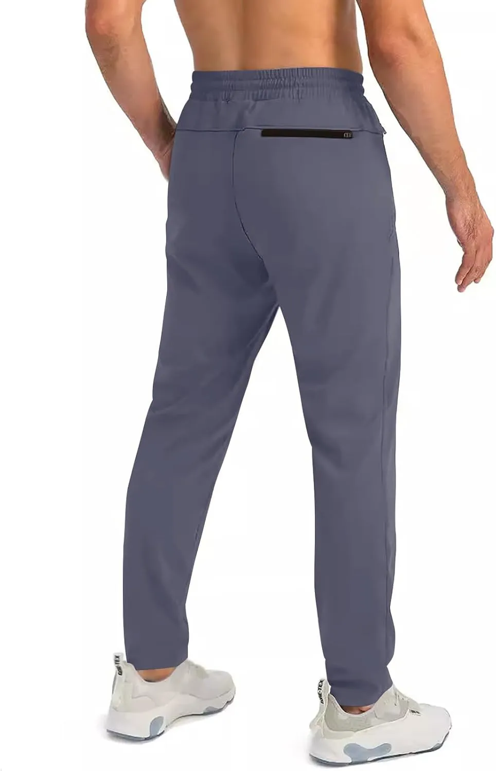 2025 Men's Casual Pants Drawstring Zipper Breathable Cotton Pants
