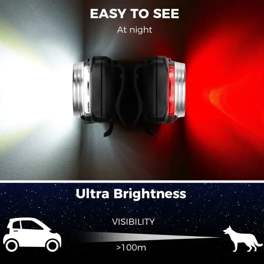 4 Modes Waterproof Safety Clip-on Light for Night Walking Led Dog Collar