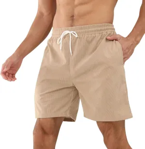 Alalaso Mens Swim Trunks Quick Dry Swim Shorts with Mesh Lining Solid Color Swimwear Bathing Suits