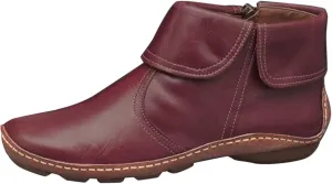 AMDBEL Wide Calf Boots for Women Leather,Short Boots Women, Ankle Boots for Women Arch Support Womens Low Heel Fashion Lace Up Zipper Booties Casual Short Bootie Leather Boots 02
