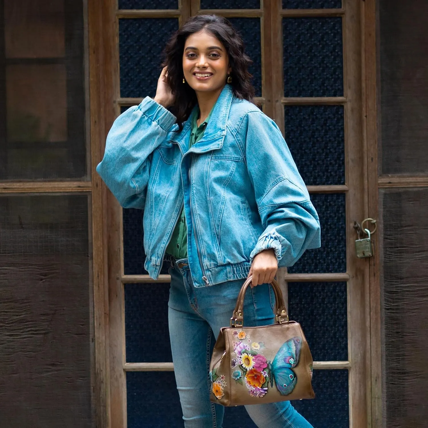 Anuschka Multi Compartment Satchel-690