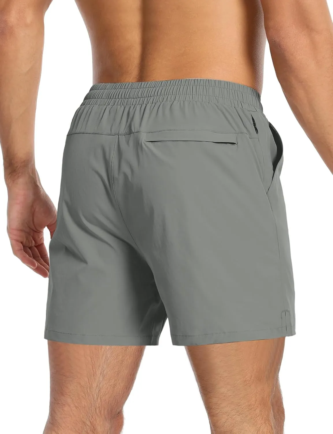 Aolesy Mens 2 in 1 Running Shorts -5''/7'' Quick Dry Workout Gym Shorts with Pockets, Tennis Training Athletic Shorts