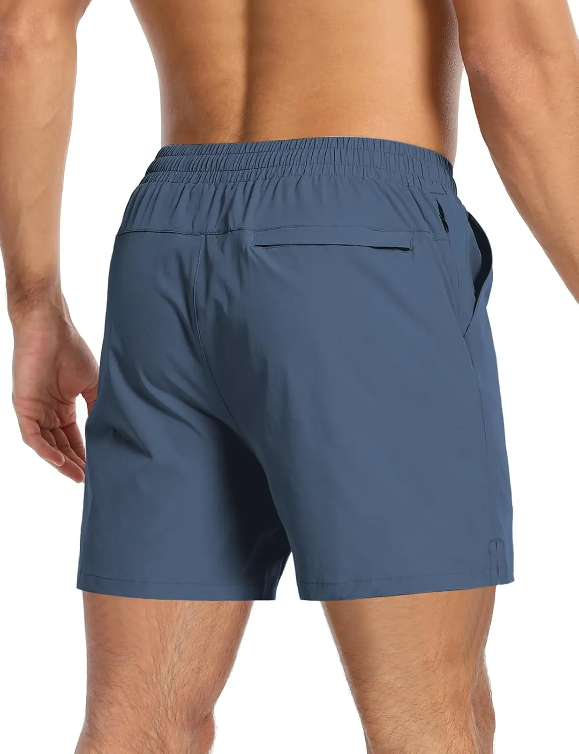 Aolesy Mens 2 in 1 Running Shorts -5''/7'' Quick Dry Workout Gym Shorts with Pockets, Tennis Training Athletic Shorts
