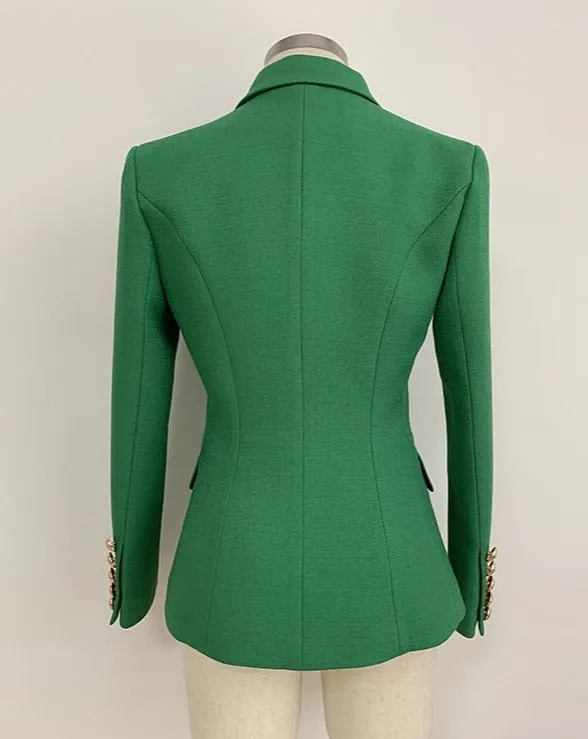 Blazer voor Dames - Groen - Stijlvolle en Comfortabele Pasvorm in Hoogwaardige Stof