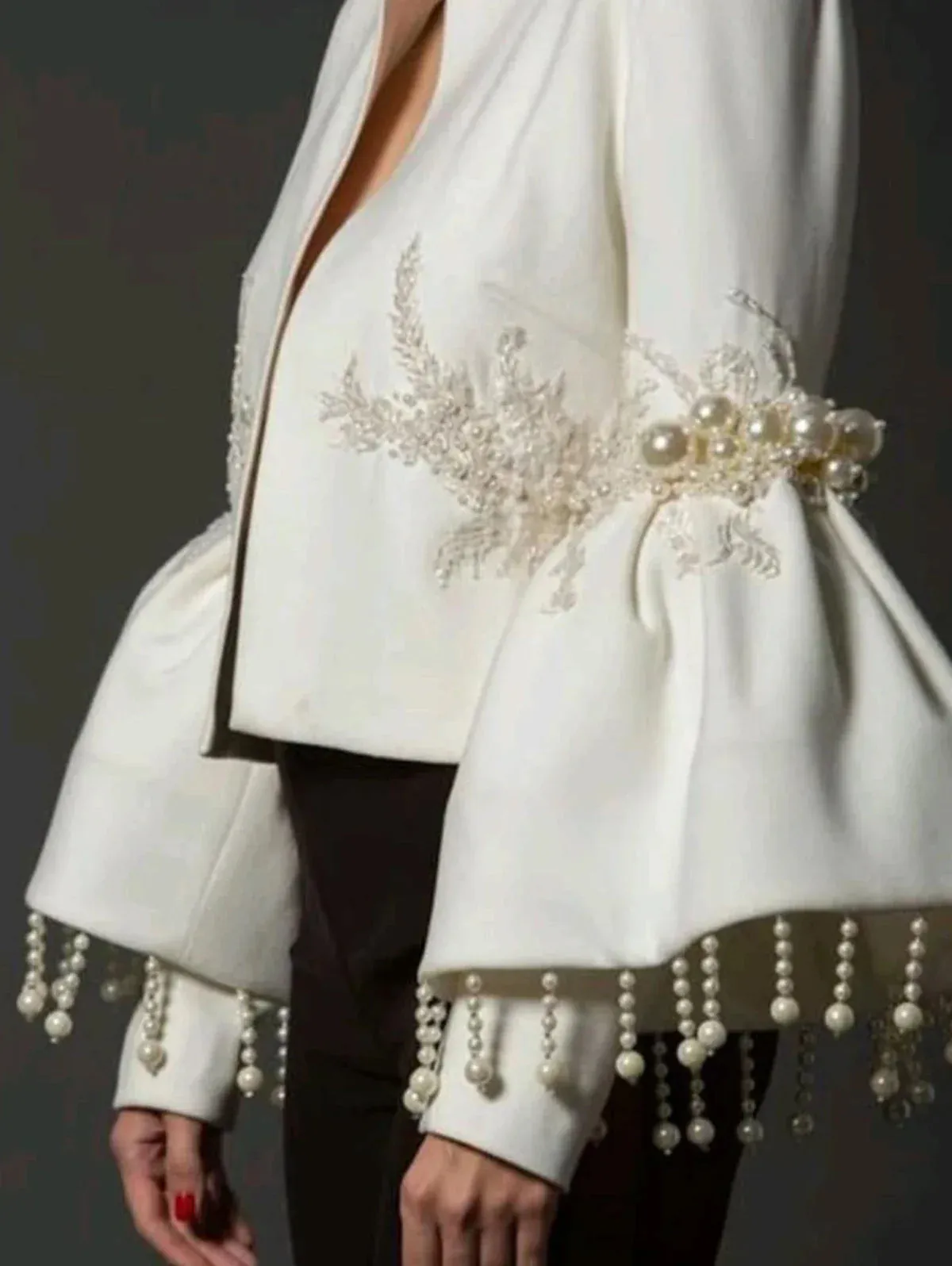 Blouse - Dames - Flared sleeve blouse
