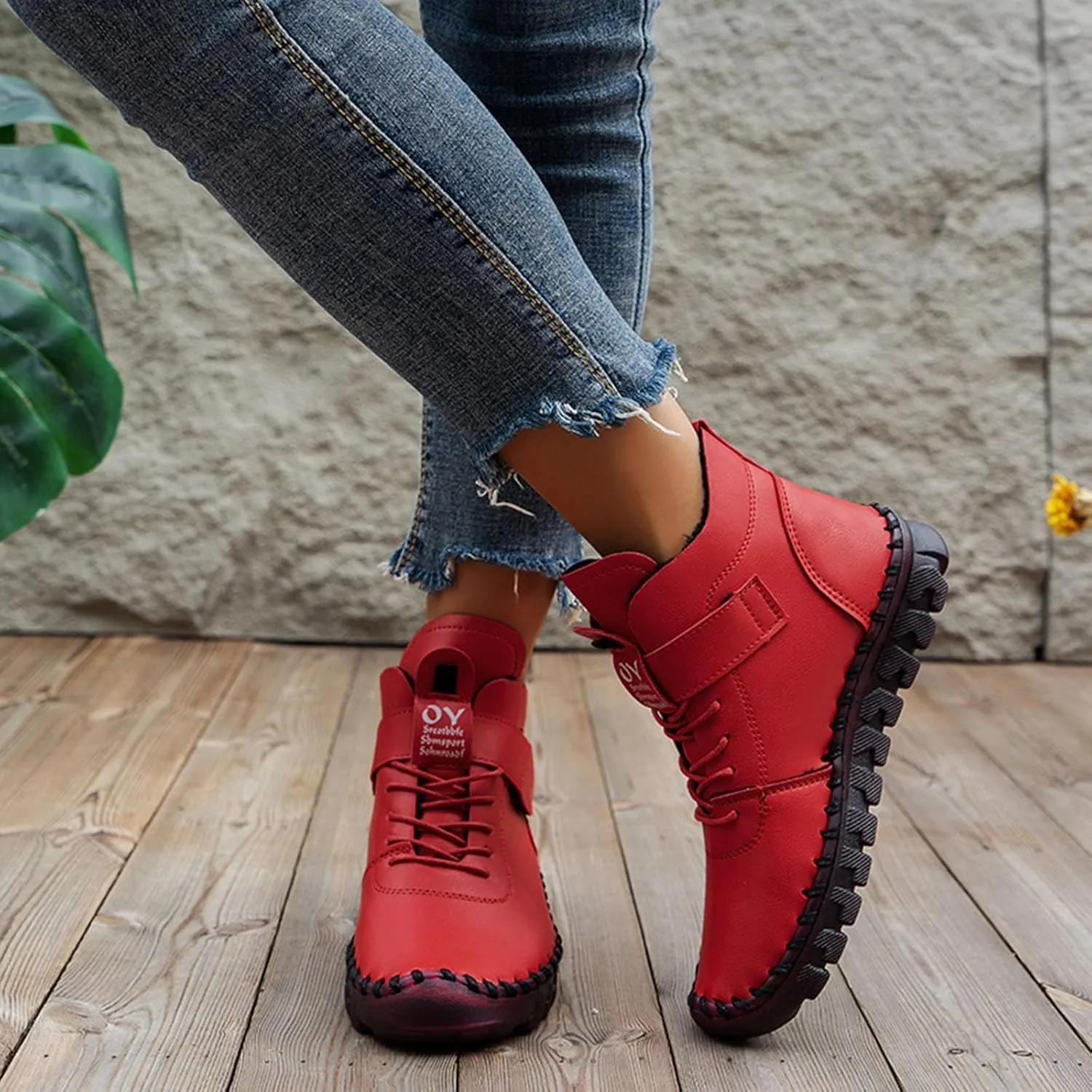 Booties for Women Arch Support Womens Low Heel Fashion Lace Up Zipper Boots Fall Winter Outdoor Short Bootie