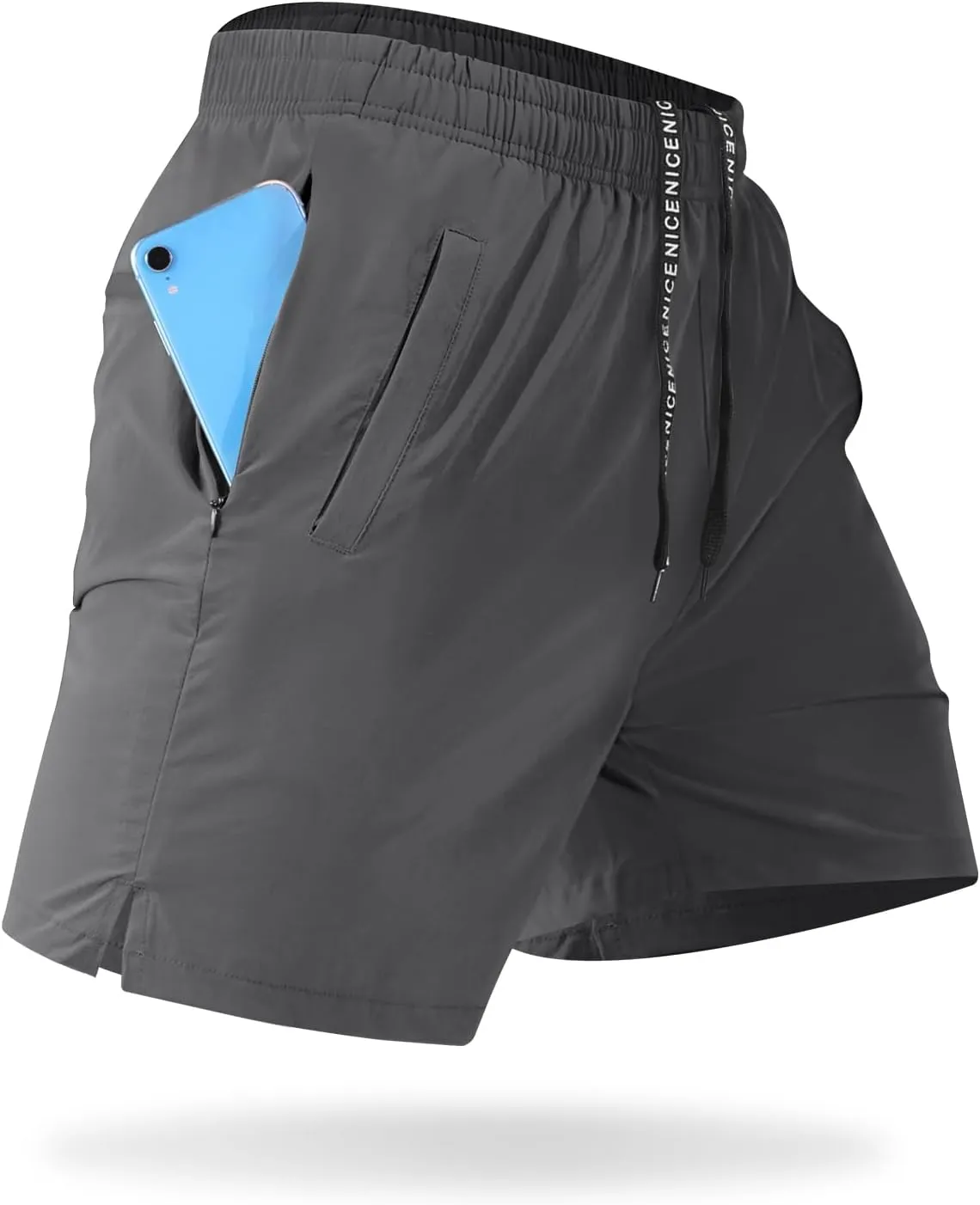 CANGHPGIN Mens Workout Athletic Shorts 7 inch / 5 inch Quick Dry Running Shorts Men Lightweight Sports Gym Shorts with Pocket