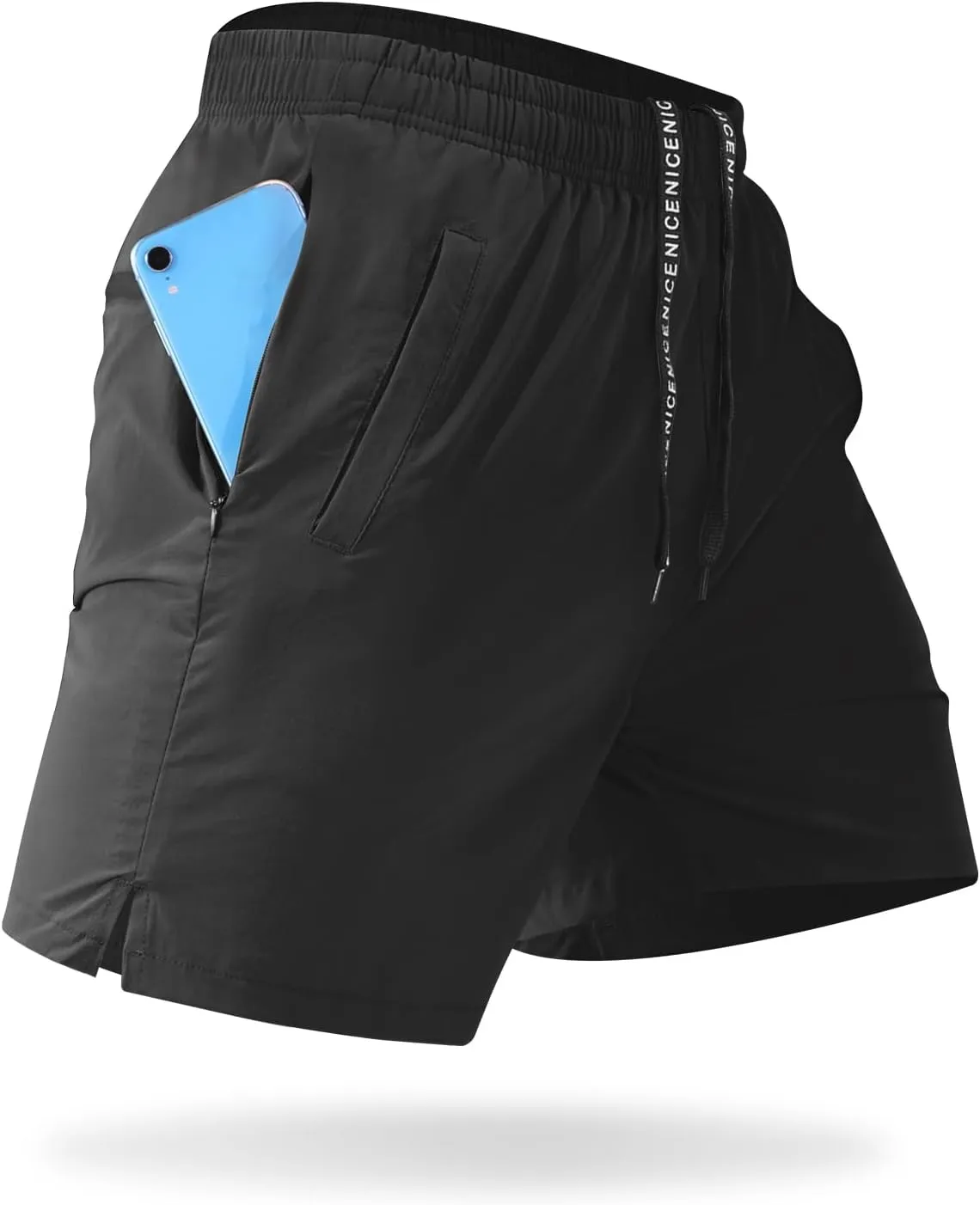 CANGHPGIN Mens Workout Athletic Shorts 7 inch / 5 inch Quick Dry Running Shorts Men Lightweight Sports Gym Shorts with Pocket
