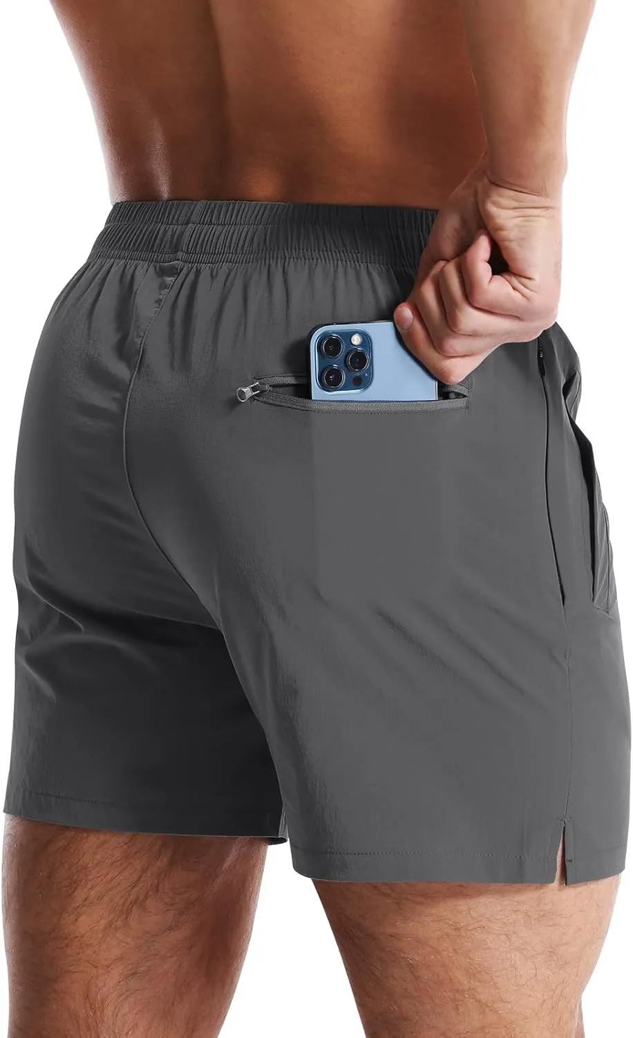 CANGHPGIN Mens Workout Athletic Shorts 7 inch / 5 inch Quick Dry Running Shorts Men Lightweight Sports Gym Shorts with Pocket