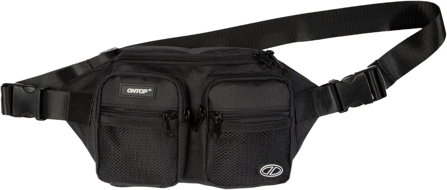 Canvas Fanny Pack Ultra Lightweight Water Resistant Belt Bag