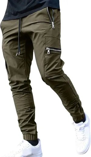 Cargo Pants for Men Big and Tall, Pants Sport Training Tapered Sweatpants Casual Athletics Joggers Mens Casual Pants