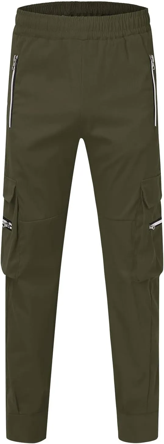 Cargo Pants for Men Big and Tall, Pants Sport Training Tapered Sweatpants Casual Athletics Joggers Mens Casual Pants