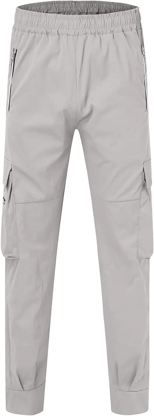 Cargo Pants for Men Big and Tall, Pants Sport Training Tapered Sweatpants Casual Athletics Joggers Mens Casual Pants