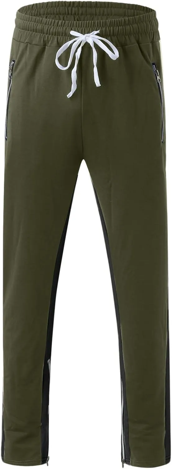 Cargo Pants for Men Big and Tall Straight Fit Cargo Pants for Men Stretch Men's Slim Fit Fleece Pants Winter Big and