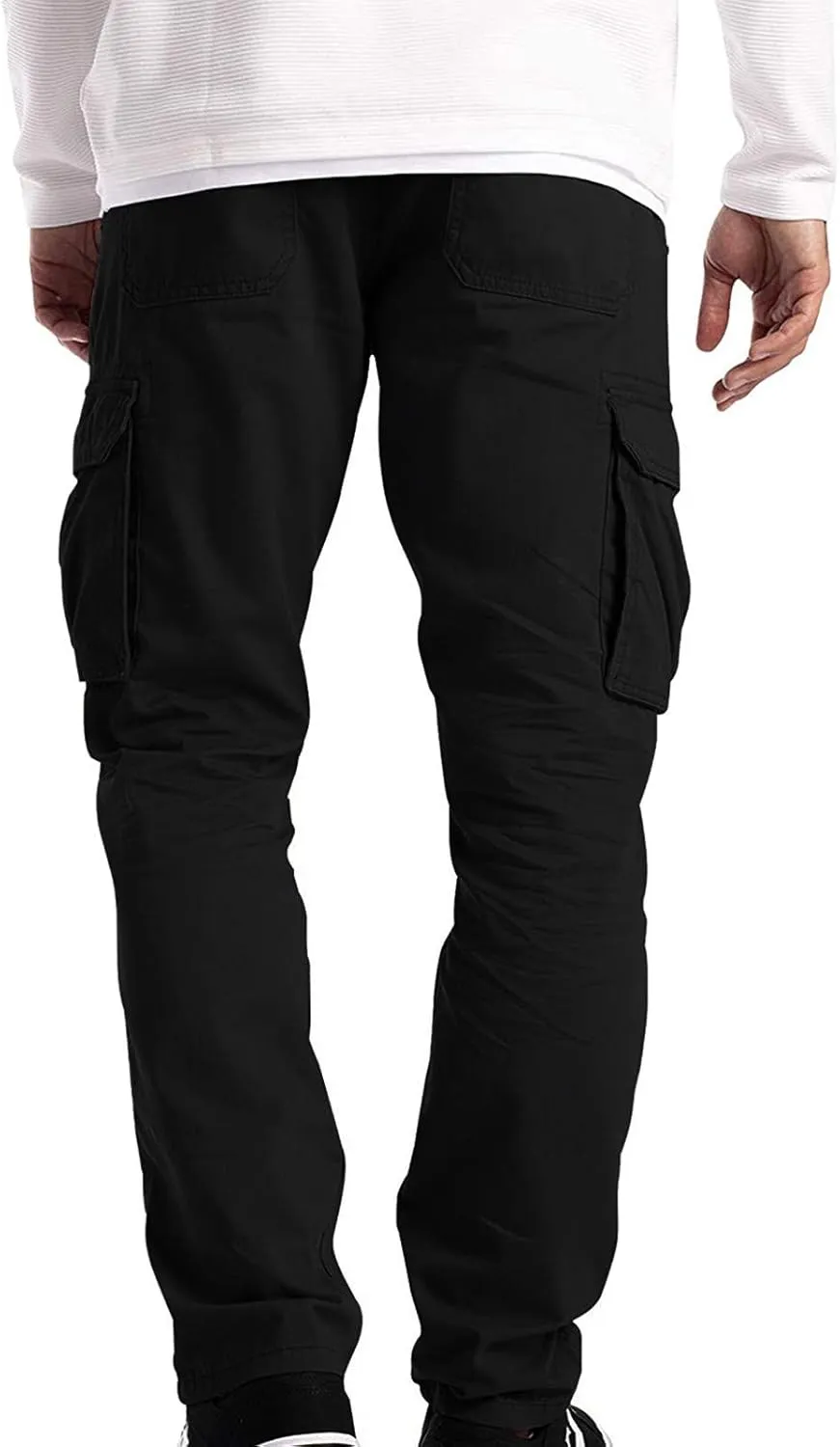 Cargo Pants for Men Big and Tall Sweatpants for Men Jogger Work Men's Jogging Pants Hiking Trousers Tactical Track Pants