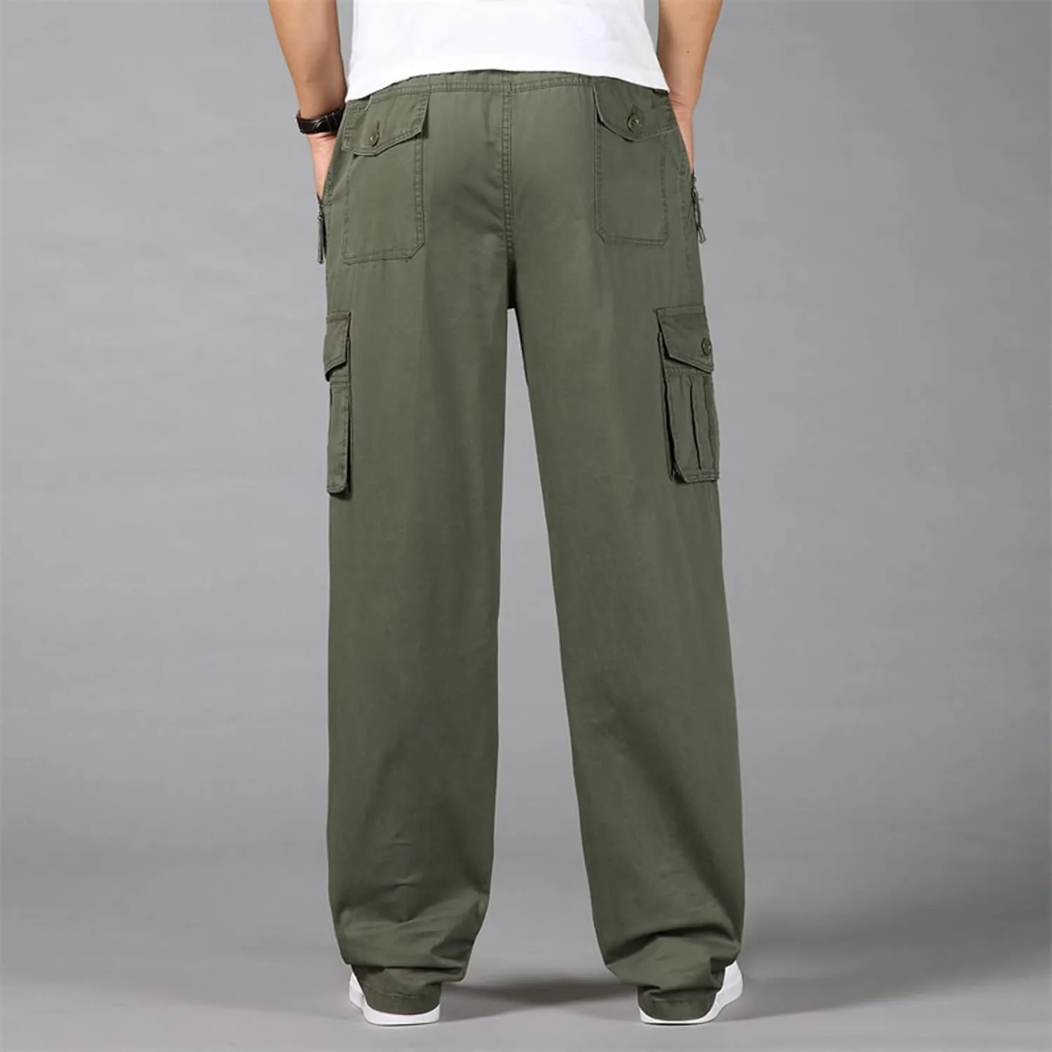 Cargo Pants for Men Joggers Casual Loose Fit Baggy Athletic Jogger Pants with Pockets Sweatpants for Men Men's Active