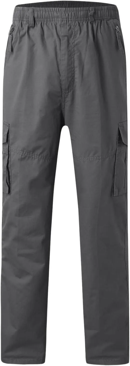Cargo Pants for Men Joggers Casual Loose Fit Baggy Athletic Jogger Pants with Pockets Sweatpants for Men Men's Active