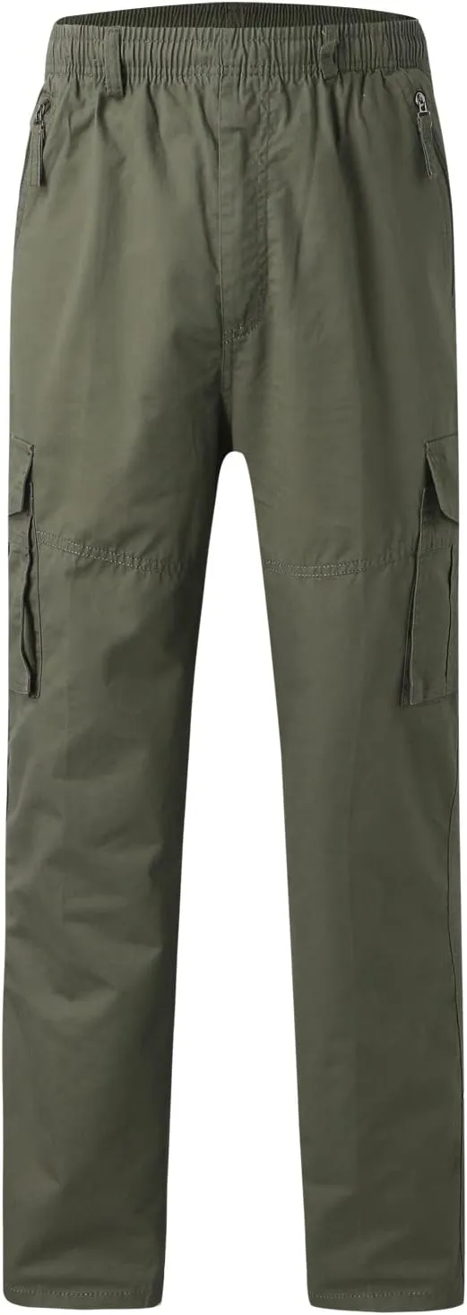 Cargo Pants for Men Joggers Casual Loose Fit Baggy Athletic Jogger Pants with Pockets Sweatpants for Men Men's Active