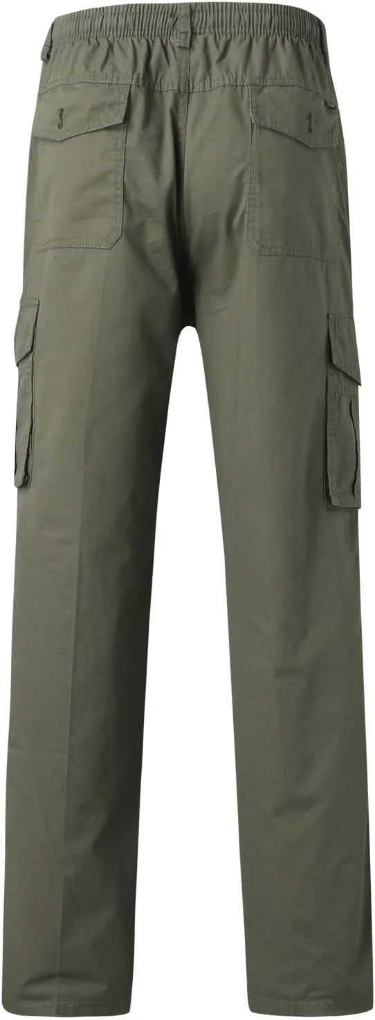 Cargo Pants for Men Joggers Casual Loose Fit Baggy Athletic Jogger Pants with Pockets Sweatpants for Men Men's Active