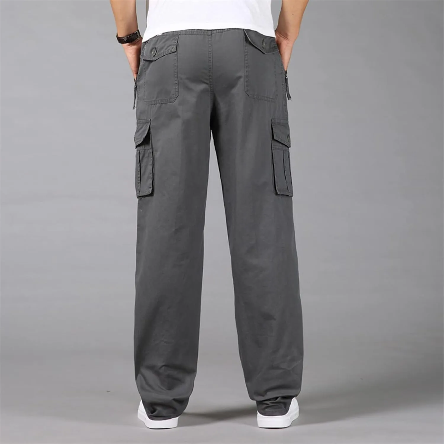 Cargo Pants for Men Joggers Casual Loose Fit Baggy Athletic Jogger Pants with Pockets Sweatpants for Men Men's Active