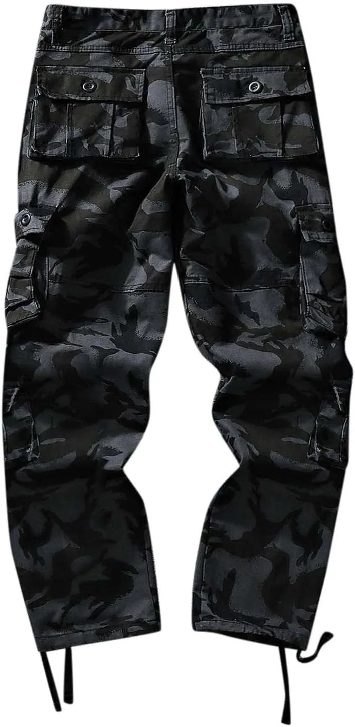Cargo Pants for Men Joggers Loose Sports Trousers Pants with Pockets Men's Hiking Cargo Pants Slim Fit Stretch Jogger