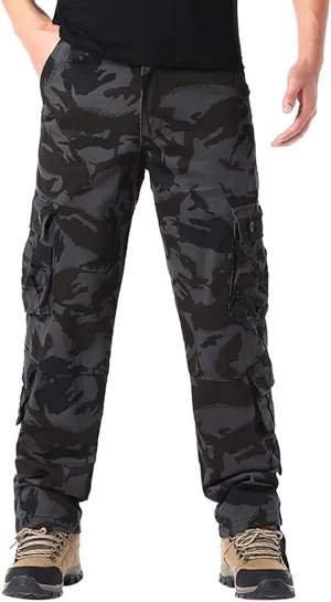Cargo Pants for Men Joggers Loose Sports Trousers Pants with Pockets Men's Hiking Cargo Pants Slim Fit Stretch Jogger
