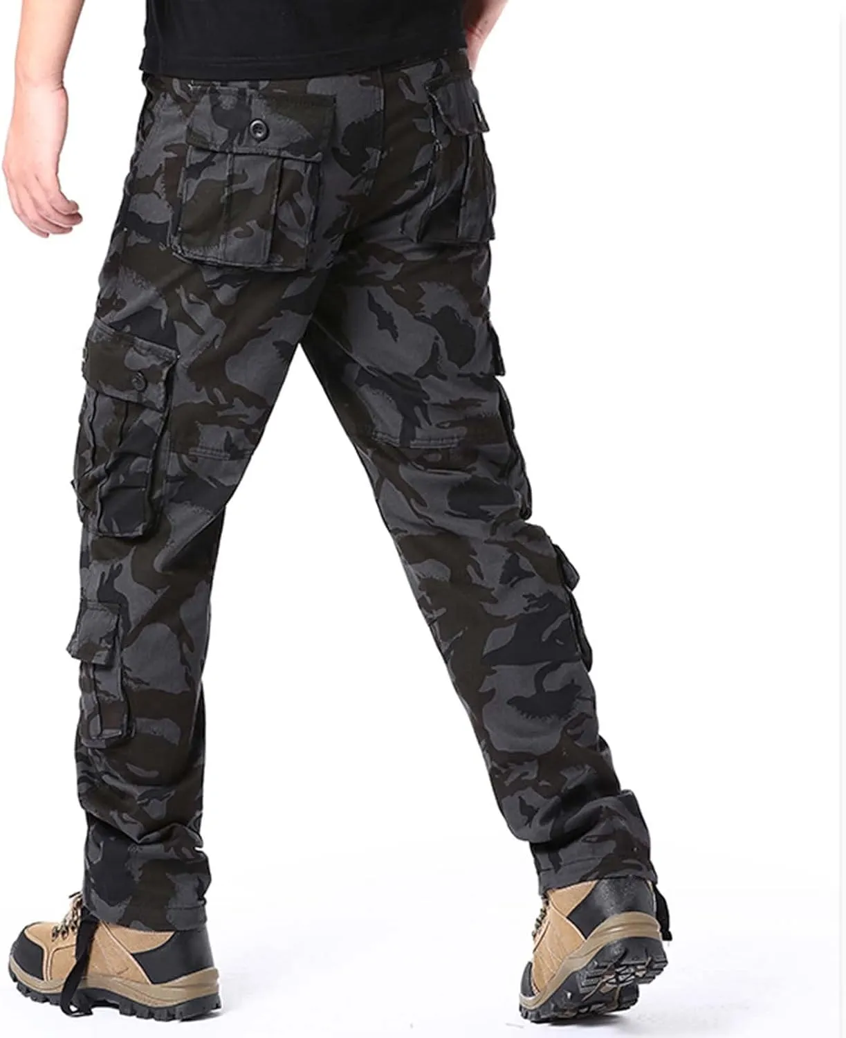 Cargo Pants for Men Joggers Loose Sports Trousers Pants with Pockets Men's Hiking Cargo Pants Slim Fit Stretch Jogger