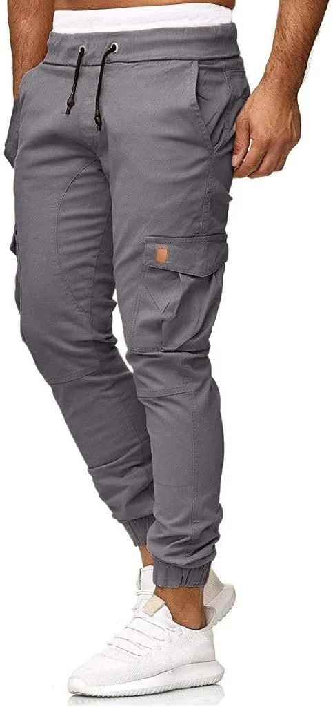 Cargo Pants for Men Relaxed Fit Casual Military Trousers Hiking Tactical with 6 Pockets Big and Tall Work Joggers
