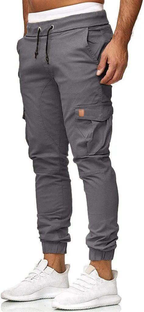 Cargo Pants for Men Relaxed Fit Casual Military Trousers Hiking Tactical with 6 Pockets Big and Tall Work Joggers