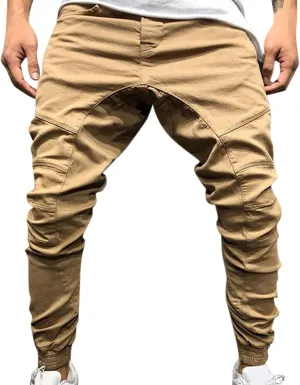 Cargo Pants for Men Relaxed Fit Mens Cargo Pants Sweatpants Men's Heavyweight Cargo Fleece Sweatpants Stretch Elastic