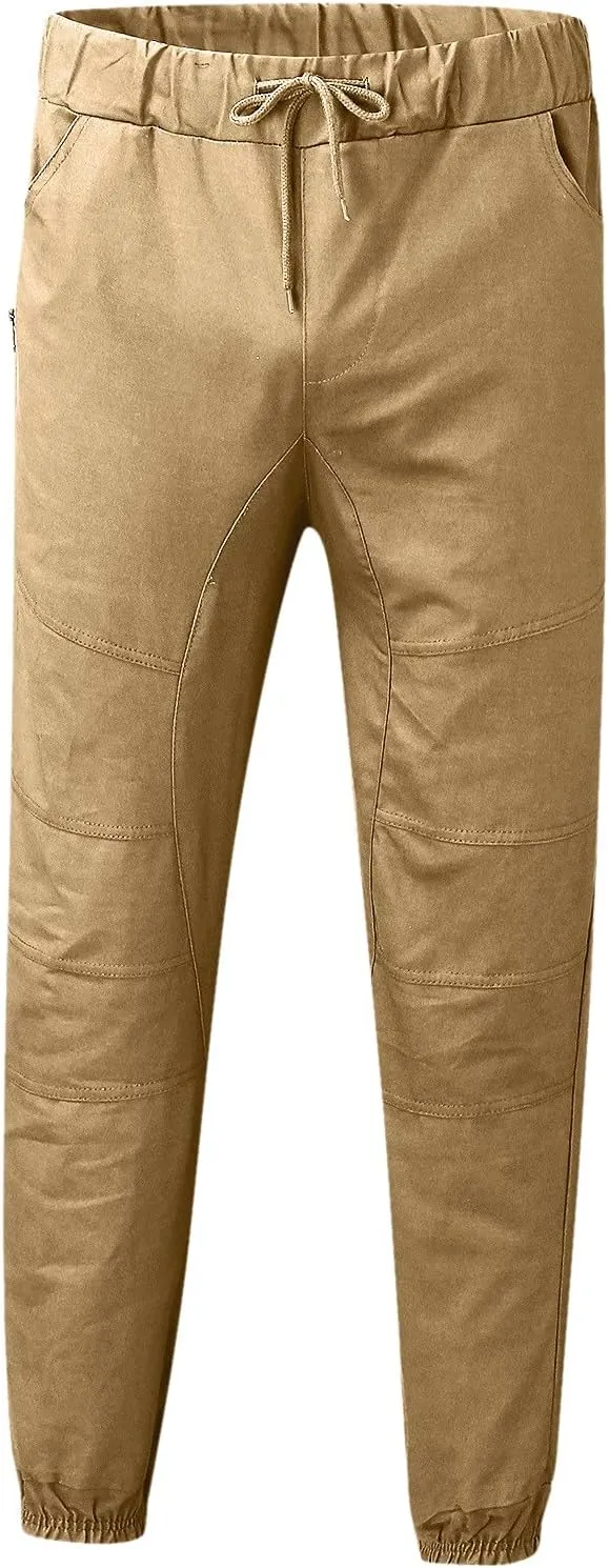 Cargo Pants for Men Relaxed Fit Mens Cargo Pants Sweatpants Men's Heavyweight Cargo Fleece Sweatpants Stretch Elastic