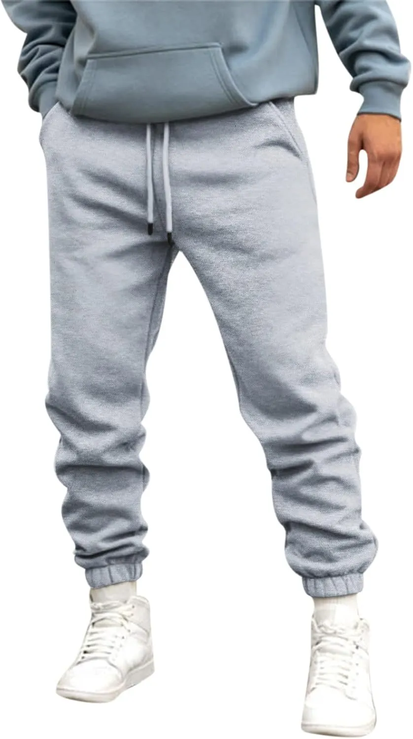 Cargo Sweatpants for Men Big and Tall Fitness Sports Trousers Men's Cargo Pants Big and Tall Men's Elastic Waist Work