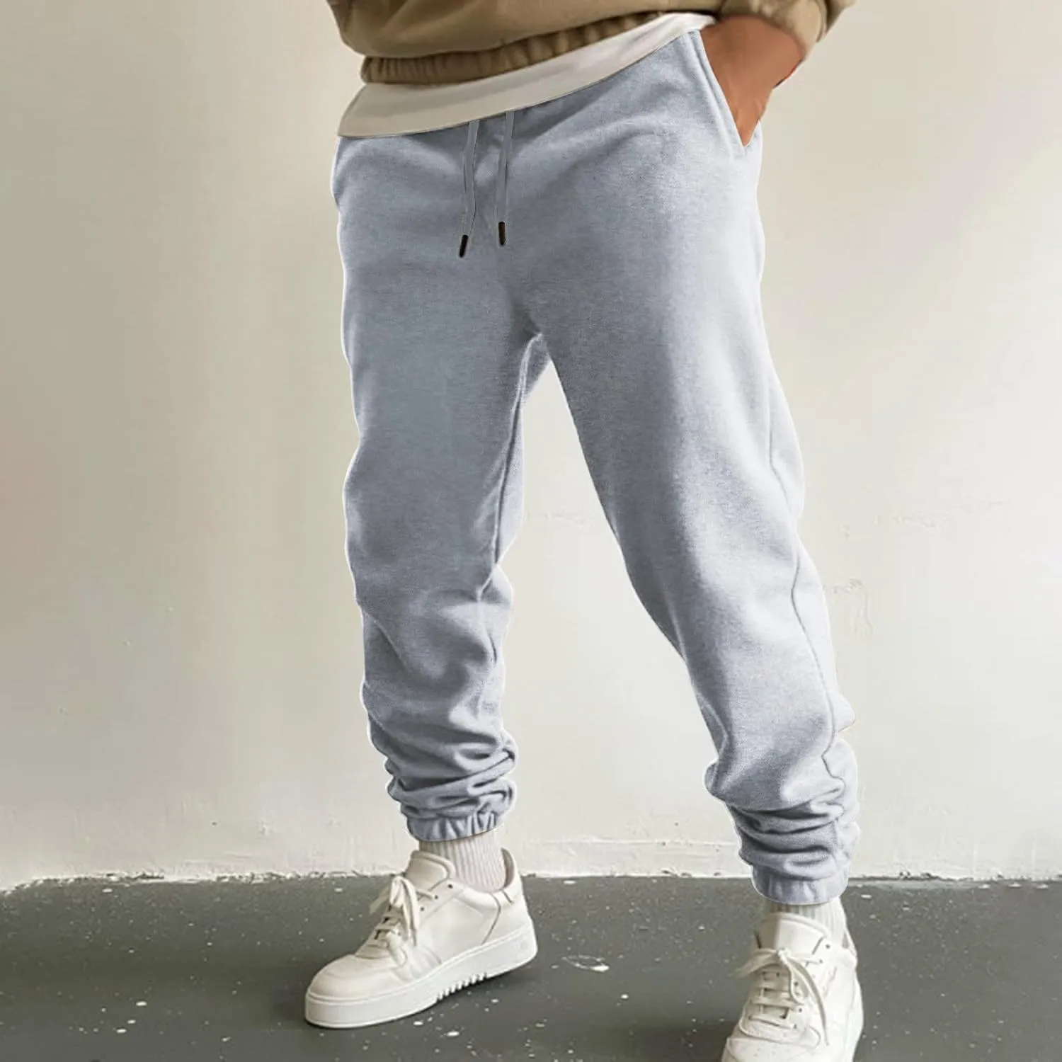 Cargo Sweatpants for Men Big and Tall Fitness Sports Trousers Men's Cargo Pants Big and Tall Men's Elastic Waist Work