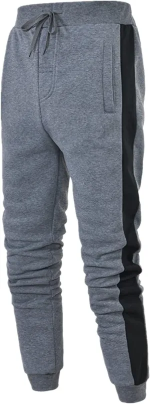 Cargo Sweatpants for Men Big and Tall Pants Drawstring Sport Trousers with Multi Pockets Men's Cargo Sweatpants with