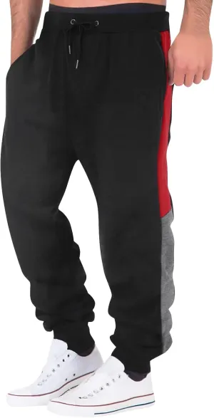 Cargo Sweatpants for Men Big and Tall Pants Men's Fashion Solid Bag Overalls Sports Casual Jogging Pants Light Hiking