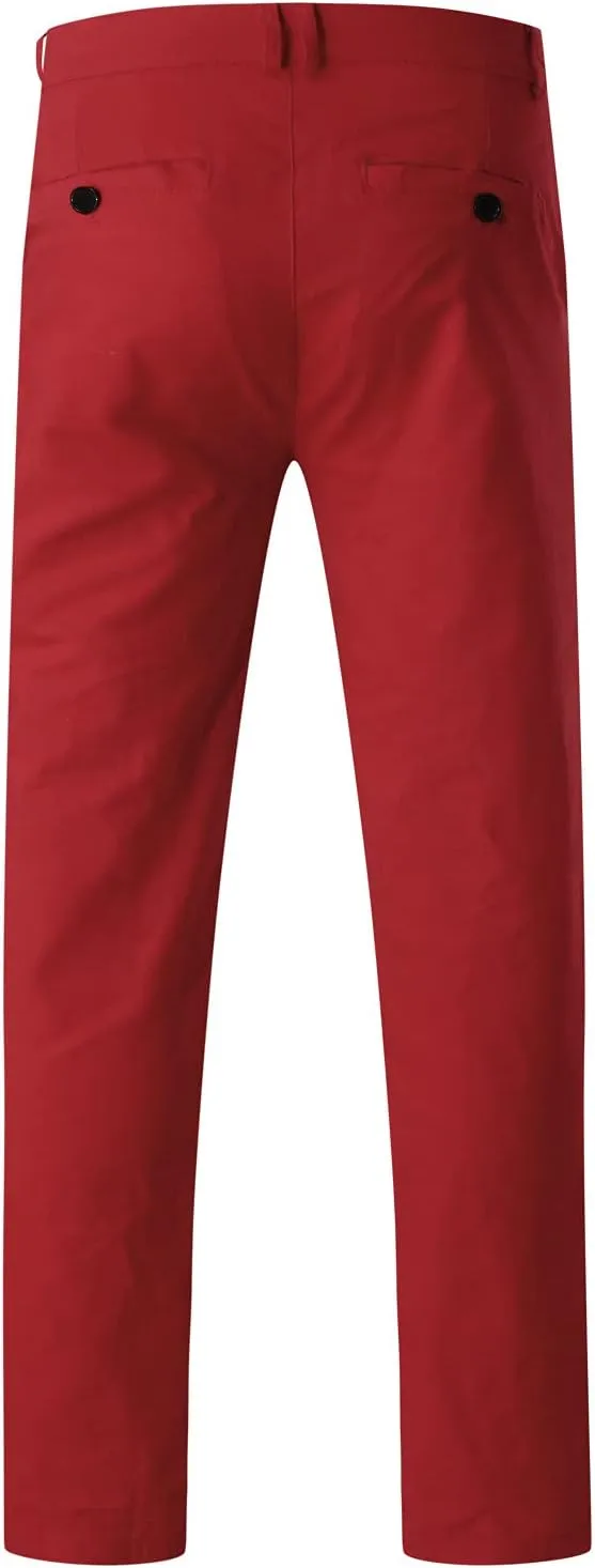 Cargo Sweatpants for Men Khaki Baggy Pants with Zipper Pockets Man's Lightweight Hiking Ripstop Cargo Pants Regular