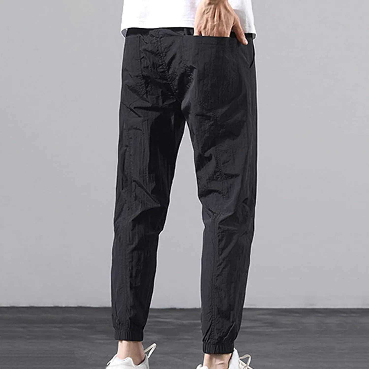 Cargo Sweatpants for Men Mens Lounge Pants Work Casual Jogger Sweatpants for Men Multi-Pocket Cargo Pants Drawstring