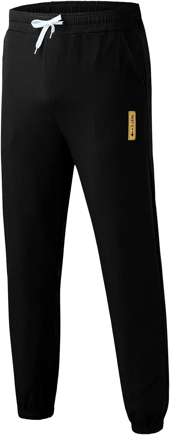 Cargo Sweatpants for Men Mens Lounge Pants Work Casual Jogger Sweatpants for Men Multi-Pocket Cargo Pants Drawstring
