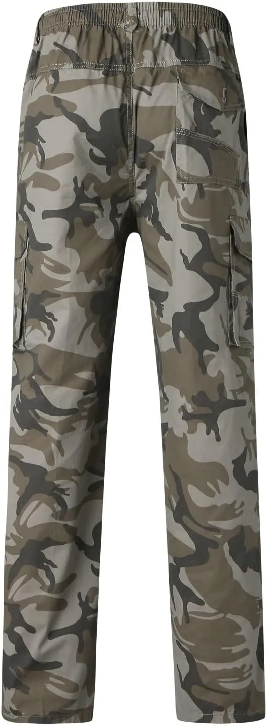 Cargo Trousers for Men Cargo Pants Men's Tech Fleece Active Athletic Casual Open Bottom Cargo Sweatpants with Pockets
