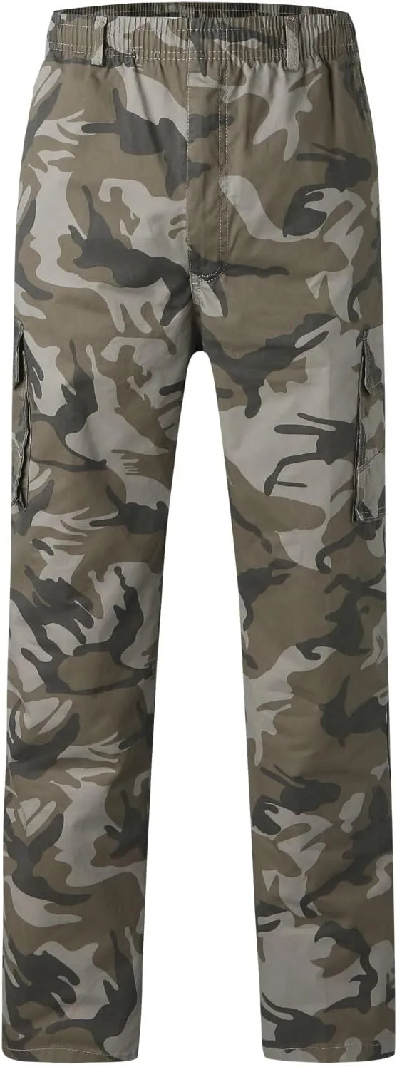 Cargo Trousers for Men Cargo Pants Men's Tech Fleece Active Athletic Casual Open Bottom Cargo Sweatpants with Pockets