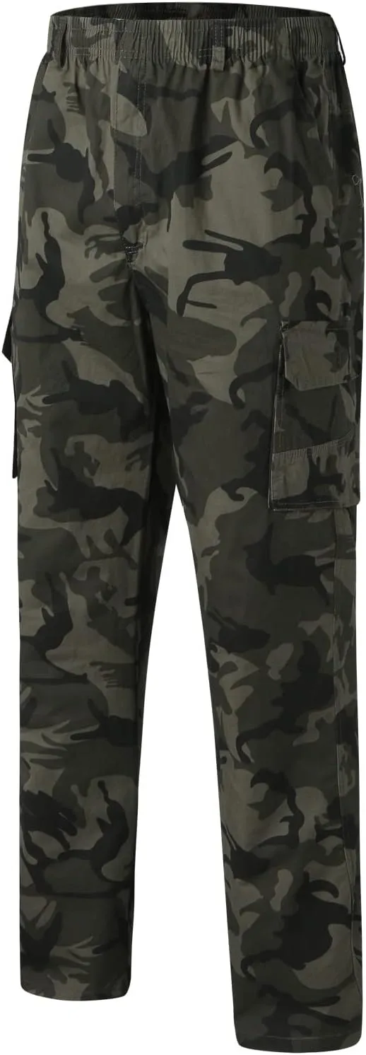 Cargo Trousers for Men Cargo Pants Men's Tech Fleece Active Athletic Casual Open Bottom Cargo Sweatpants with Pockets